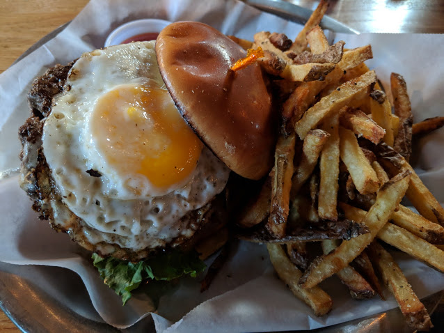 We ate at the only “pub” in East Burke, Vermont, population 132